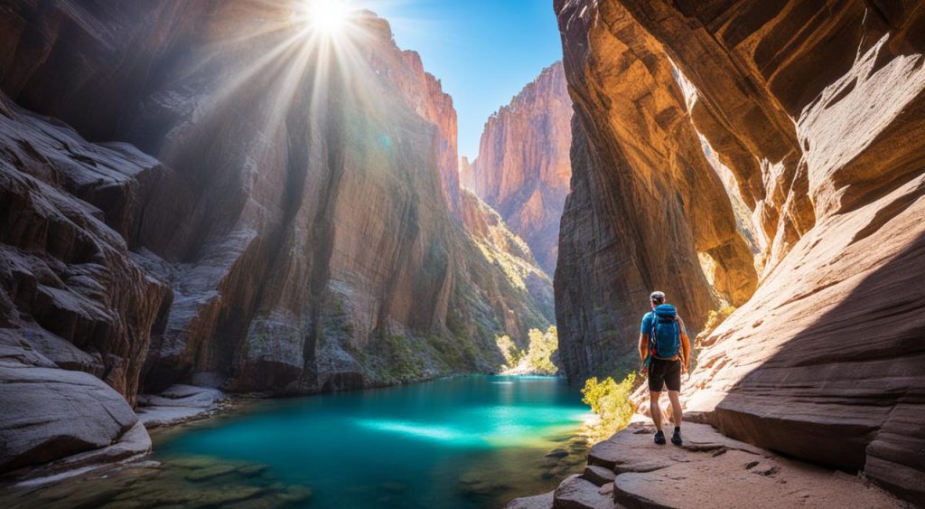 Hiking the Narrows Trail Hiking the Narrows Trail