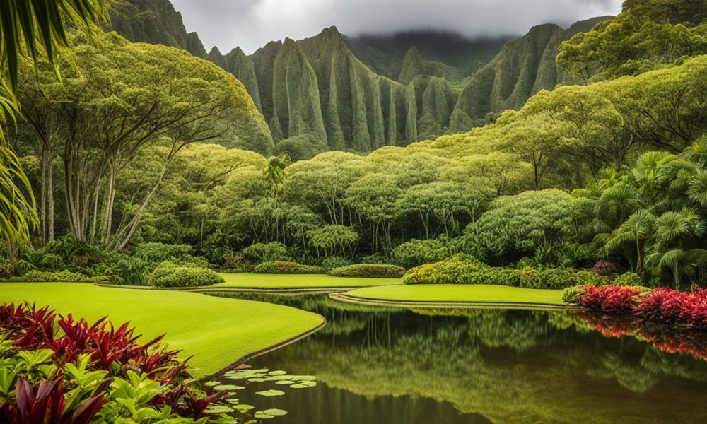 hoomaluhia botanical garden