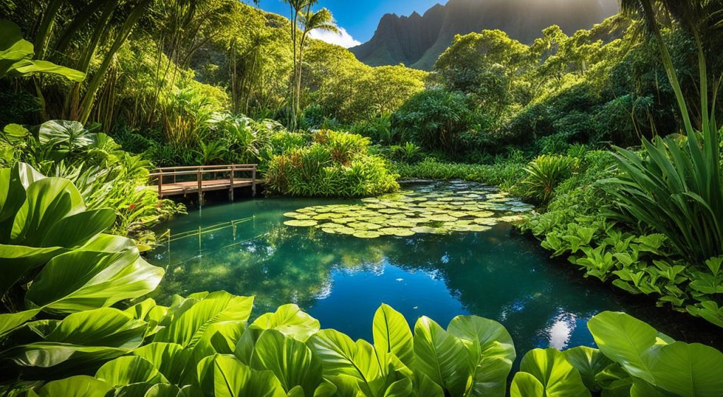 hoomaluhia gardens kaneohe