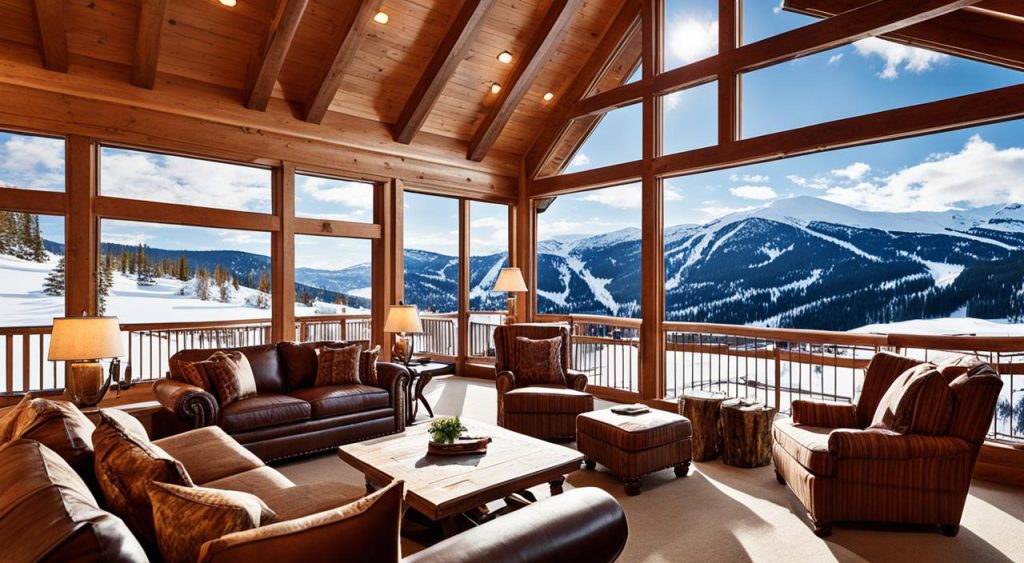 luxury ski lodges image