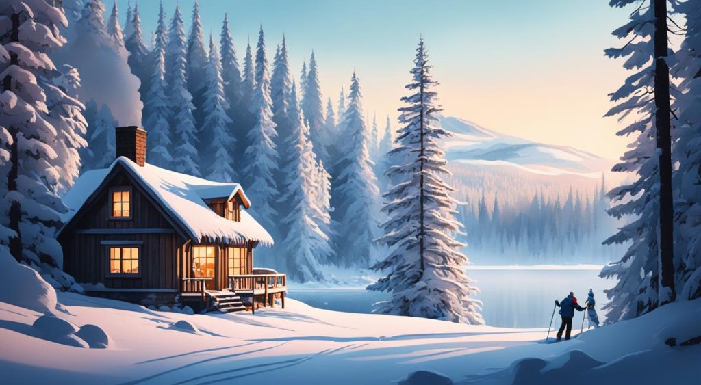 secluded ski resort