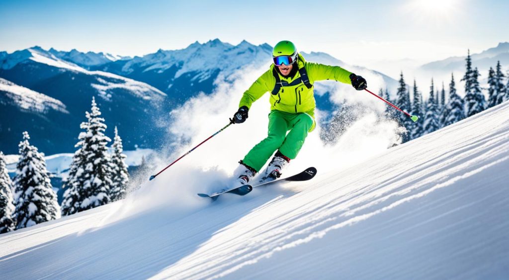 skiing in Whistler skiing in Whistler