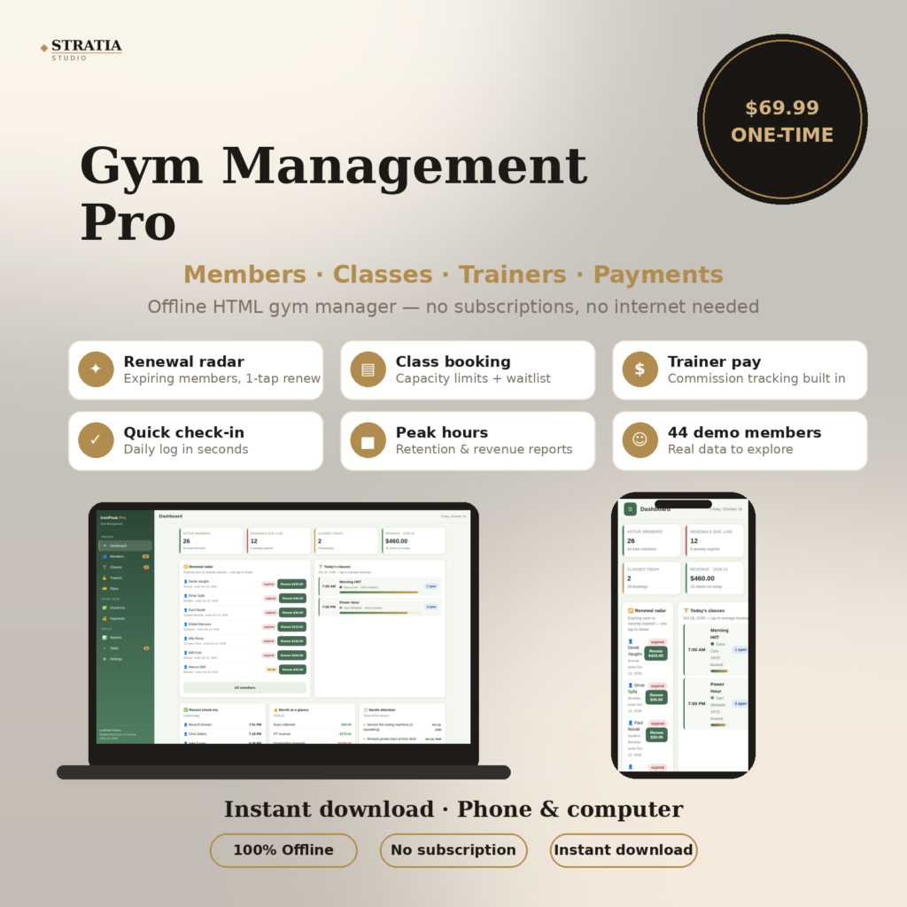 Gym Management Pro