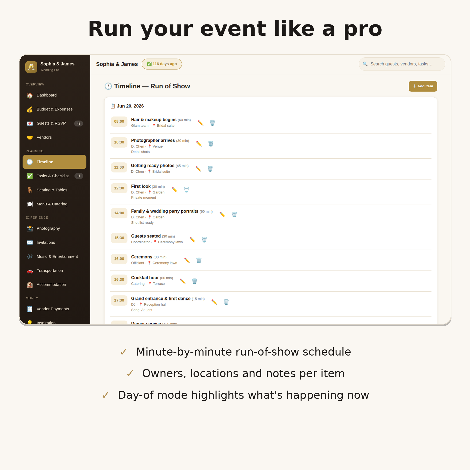 Event Planner Pro: Wedding & Corporate Organizer — 16 Modules, Offline HTML App - Image 5