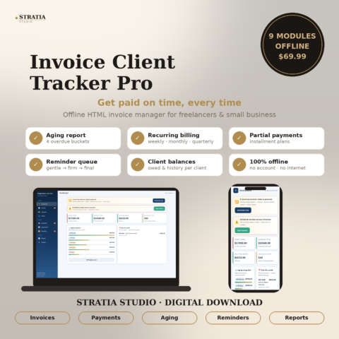 Invoice Client Tracker Pro
