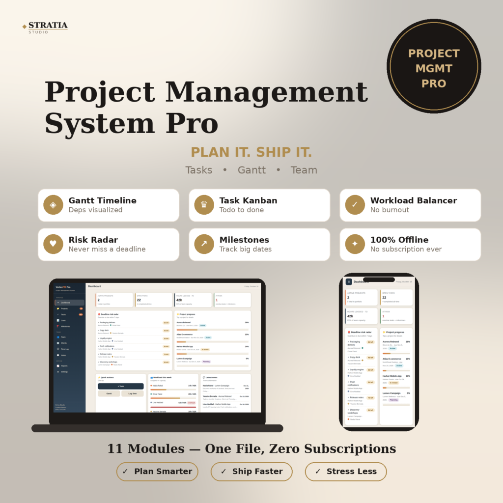 Project Management System Pro