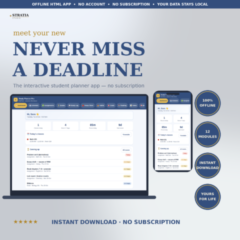Study Planner Pro