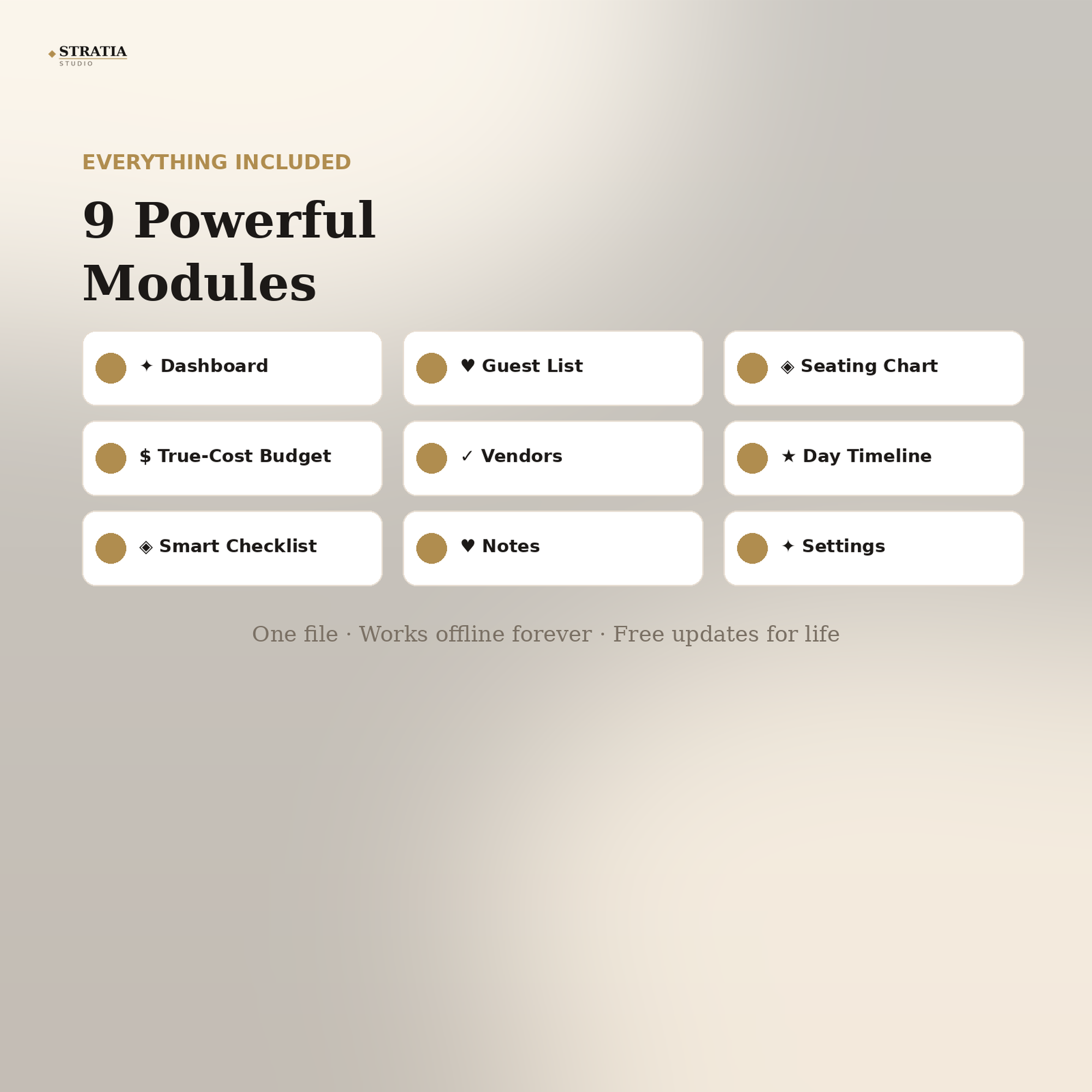 Wedding Planner Pro — Offline Wedding Planning App: Seating Chart, Guest List, Budget Tracker - Image 2